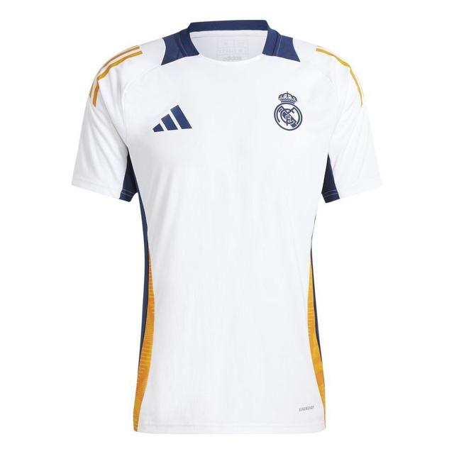 Real Madrid Trainingsshirt Tiro 24 - Wit/navy/crew Orange - adidas, maat Small on Productcaster.