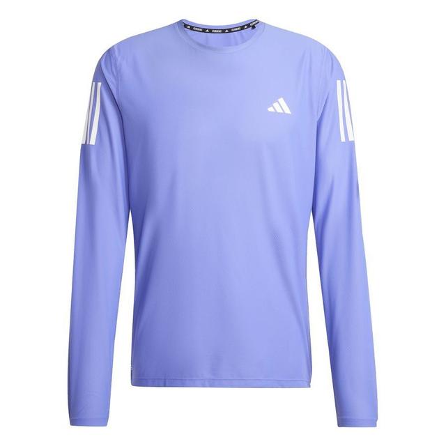 adidas Running Shirt Own The Run - Cobalt Blue Long Sleeves, size XX-Large on Productcaster.