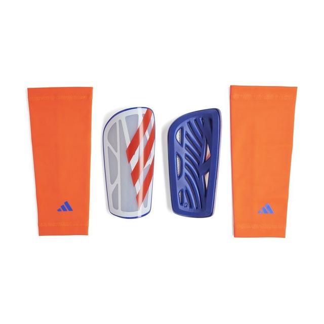 adidas Shin Pads Tiro League - White/solar Red/lucid Blue, size ['S: 120-140 cm'] on Productcaster.