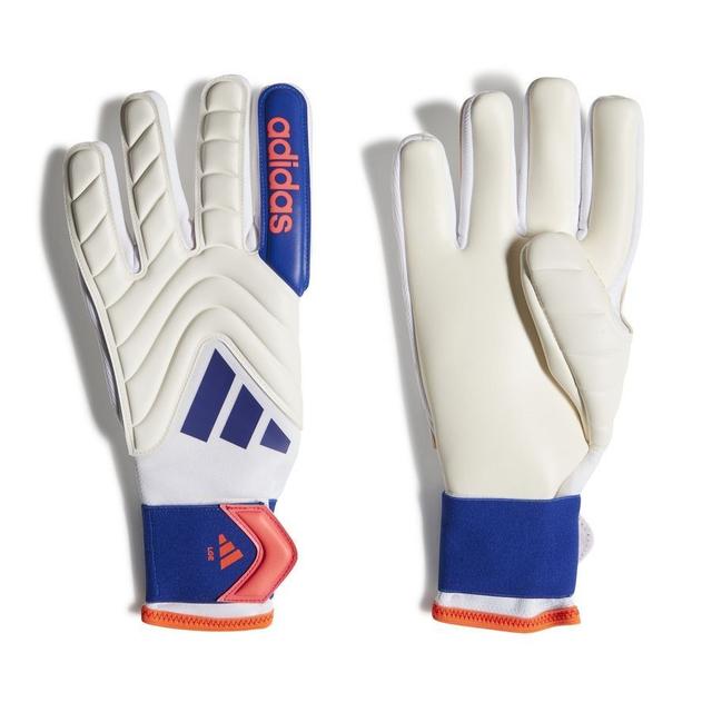 adidas Goalkeeper Gloves Copa League Advancement - White/lucid Blue/solar Red, size 8 on Productcaster.