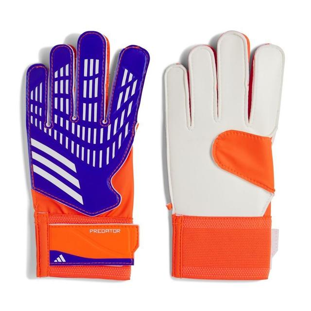 adidas Goalkeeper Gloves Predator Training Advancement - Lucid Blue/solar Red/white Kids, size 4½ on Productcaster.