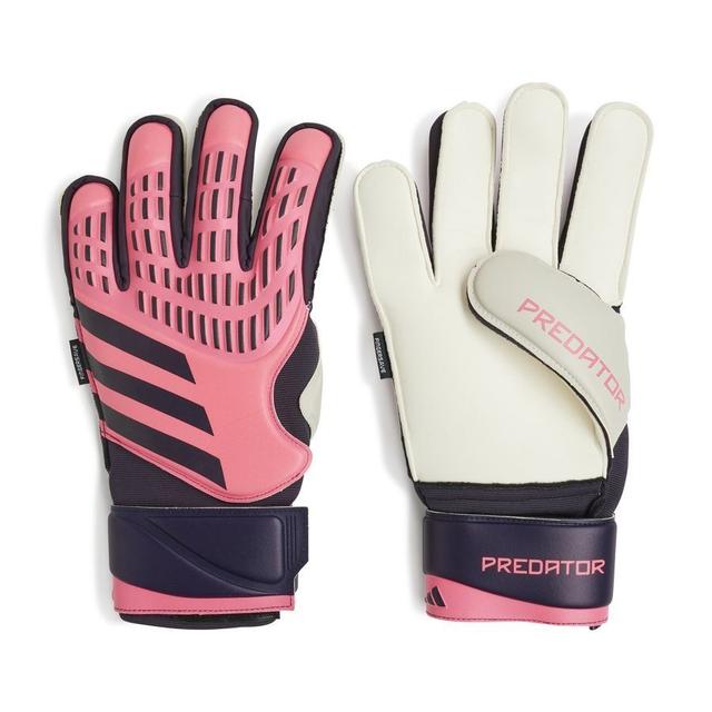 adidas Goalkeeper Gloves Predator Match Fingersave Vivid Horizon - Turbo/aurora Black, size 8½ on Productcaster.