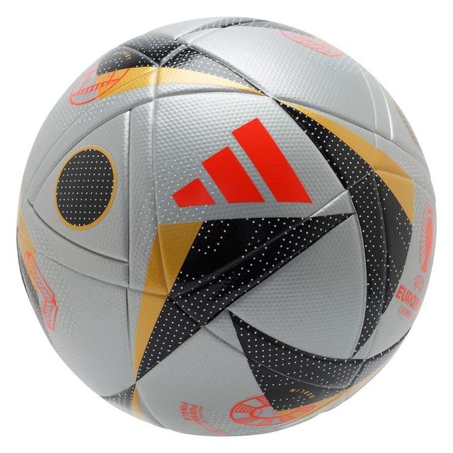 adidas Football Fussballliebe League Final Euro 2024 - Silver Metallic/gold Metallic/black, size Ball SZ. 4 on Productcaster.