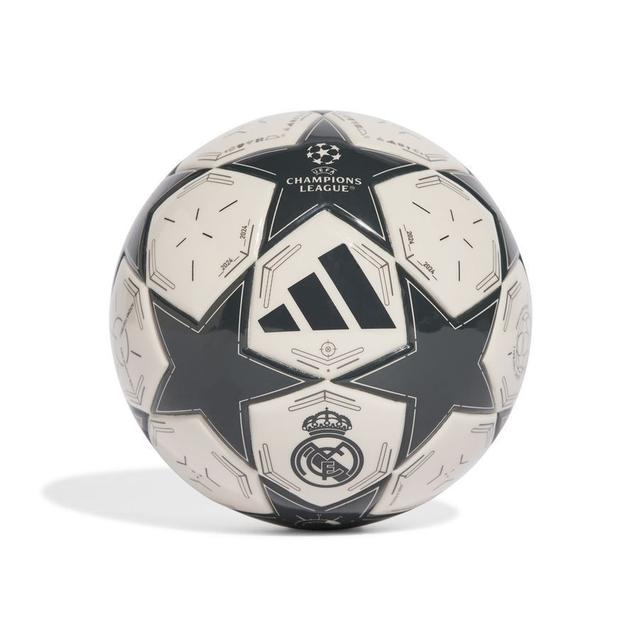 Real Madrid Football Mini Champions League - White/charcoal Grey - adidas, size Ball SZ. 1 on Productcaster.