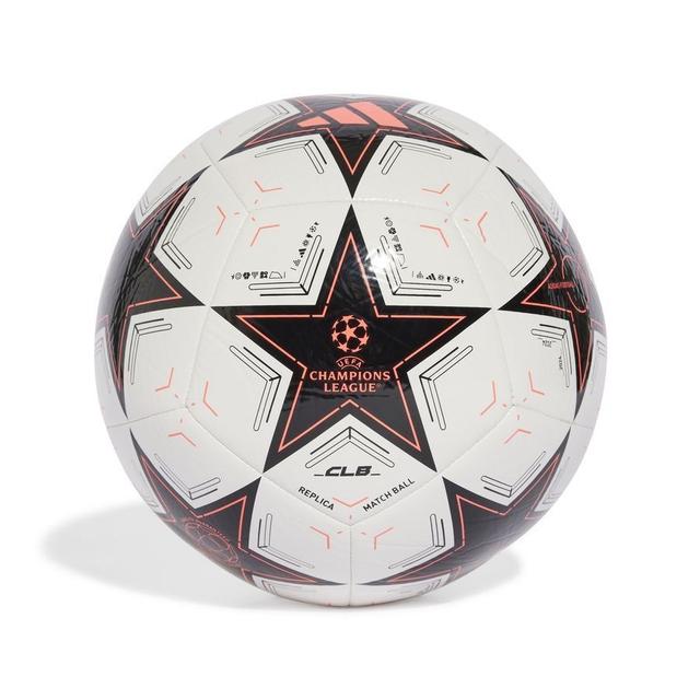 adidas Football Club Champions League 2024/25 - White/black/red, size Ball SZ. 5 on Productcaster.