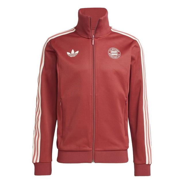 Bayern München Track Top OG Beckenbauer - Mystery Red - adidas, størrelse Small on Productcaster.