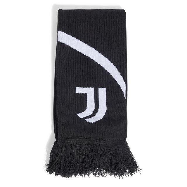 Juventus Scarf - Black/white - adidas, size One Size on Productcaster.