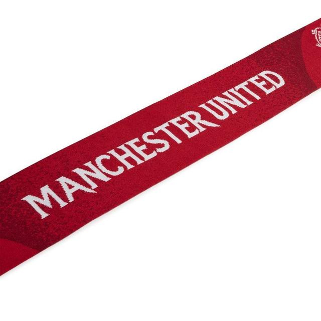 Manchester United Scarf - Red/white - adidas, size One Size on Productcaster.