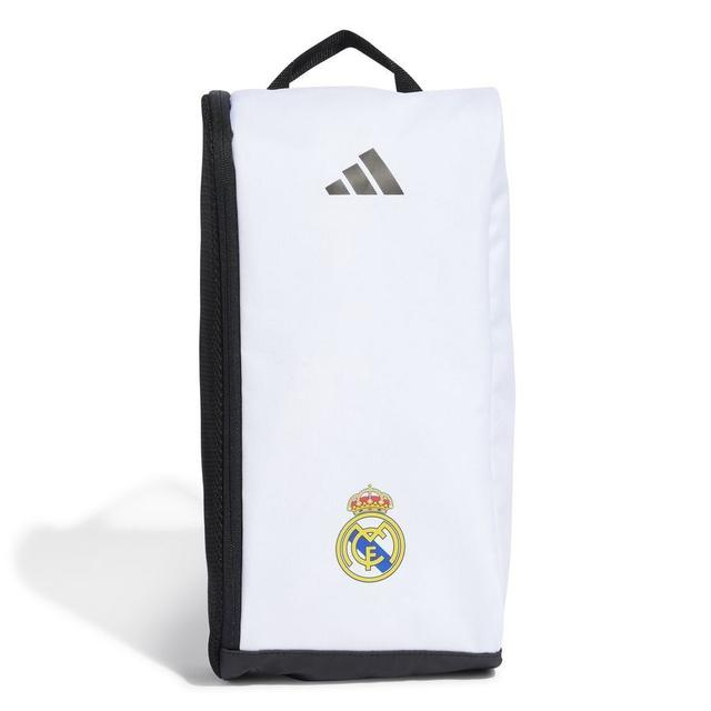 Real Madrid Shoe Bag - White/black - adidas, size One Size on Productcaster.