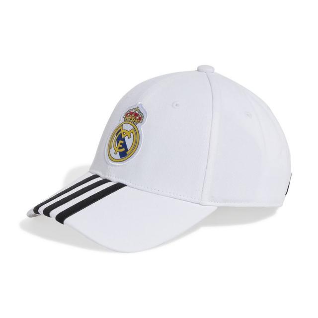 Real Madrid Baseball Cap - White/black - adidas, size One Size Large on Productcaster.