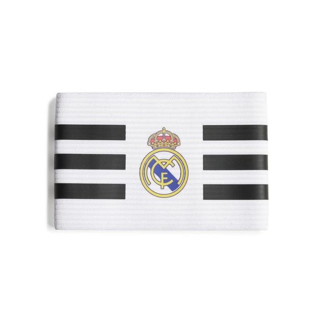 Real Madrid Captains Arm Band - White/black - , size One Size on Productcaster.