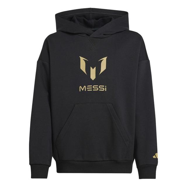 adidas Sweat à Capuche Messi Triunfo Dorado - Noir/Doré Enfant, pointure 176 cm on Productcaster.