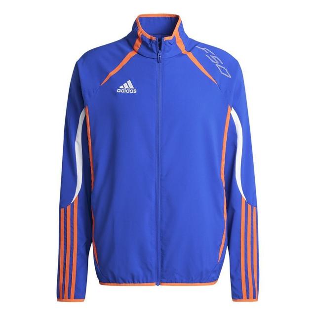 adidas Training Jacket F50 Woven Advancement - Lucid Blue/solar Red, size Large on Productcaster.