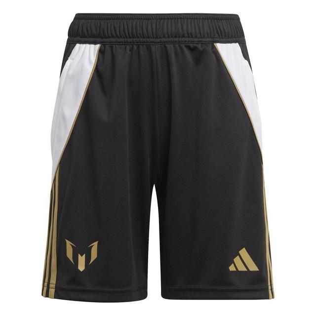 adidas Training Shorts Messi Triunfo Dorado - Black/metallic Gold/white Kids, size 164 cm on Productcaster.