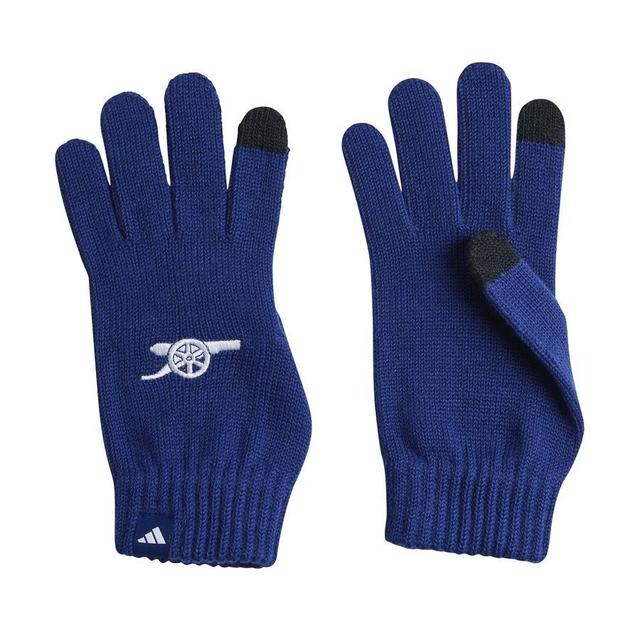 Arsenal Player Gloves - Victory Blue/white - adidas, size Medium on Productcaster.