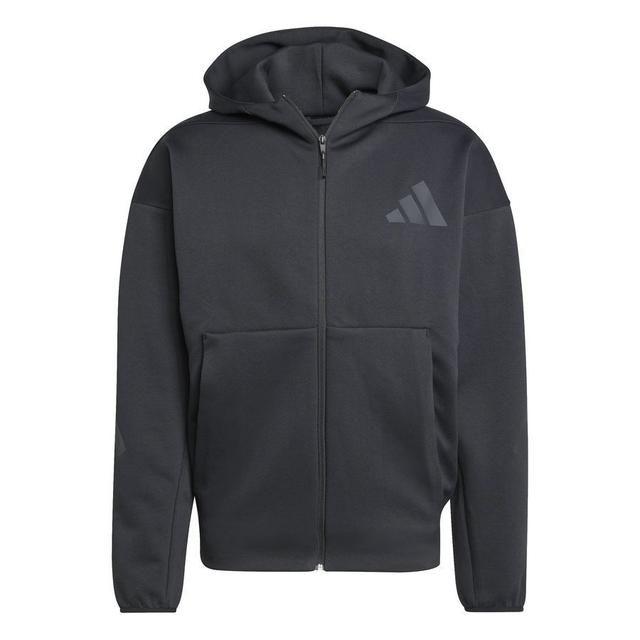 adidas Hoodie Z.N.E. Full Zip - Black, size Small on Productcaster.