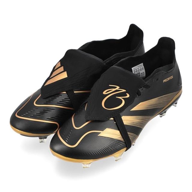 adidas Predator League Fold-over Tongue Fg Belligold - Core Black/gold Metallic Limited Edition - Grass (Fg), size 42⅔ on Productcaster.