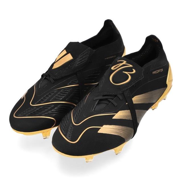 adidas Predator Elite Fold-over Tongue Fg Belligold - Core Black/gold Metallic Limited Edition - Grass (Fg), size 43⅓ on Productcaster.