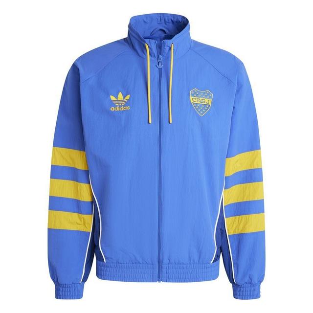 Boca Juniors Track Top 93 - Hi-res Blue/crew Yellow - adidas, size Small on Productcaster.