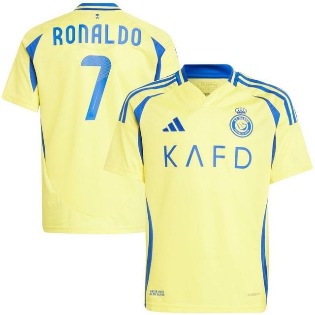 Al Nassr Home Shirt 2024/25 Kids Ronaldo 7 - adidas, size 152 cm on Productcaster.