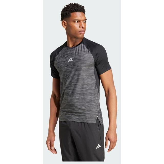 adidas Gym+ Training 3-Stripes T-shirt, maat ['XX-Large'] on Productcaster.