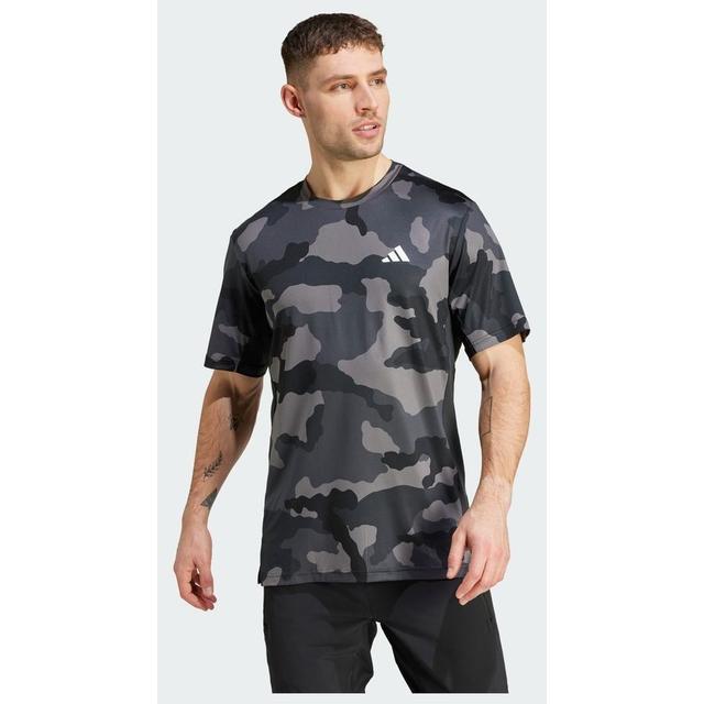 adidas Train Essentials Camo Allover Print T-shirt, maat X-Large on Productcaster.