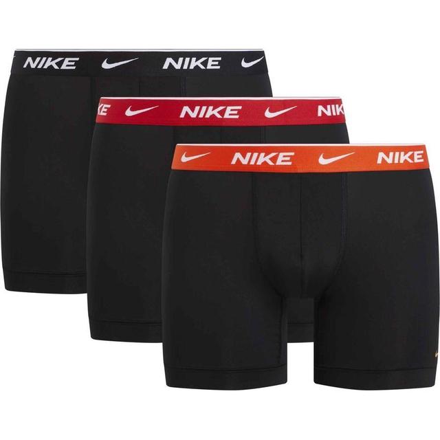 Nike Boxer Shorts 3-pack - Black/university Red/team Orange, size X-Small on Productcaster.