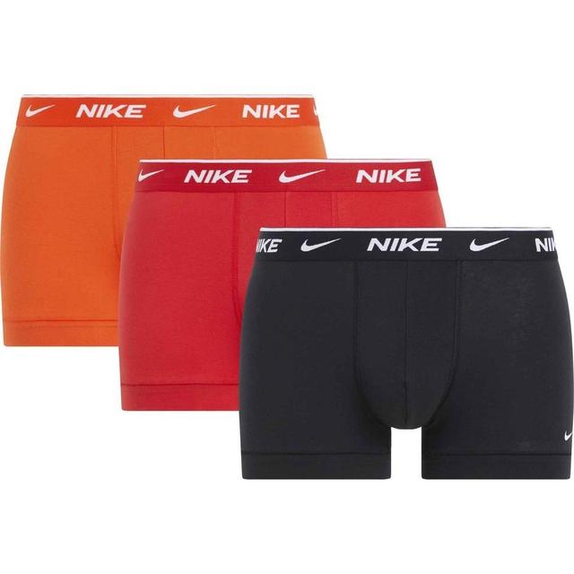 Nike Trunks 3-pack - Black/team Orange/university Red, size Medium on Productcaster.