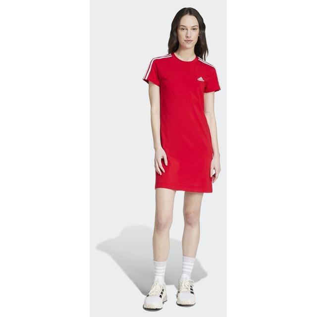 adidas Essentials 3-stripes Tee Dress, storlek ['XX-Small'] on Productcaster.