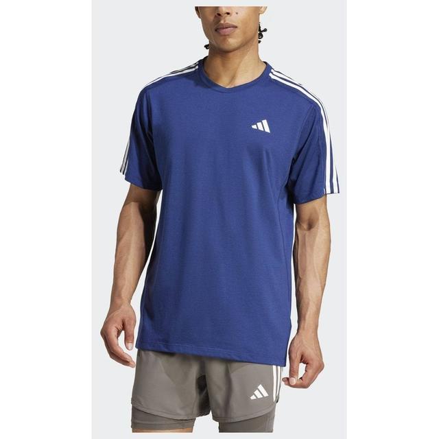 adidas Own The Run 3-stripes T-shirt, maat ['XX-Large'] on Productcaster.