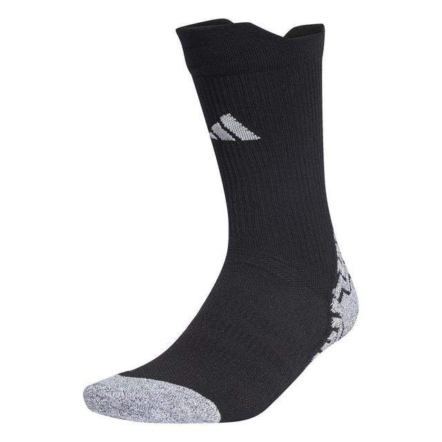 adidas Grip Football Socks Crew Cushioned - Black/white, size ['37-39'] on Productcaster.