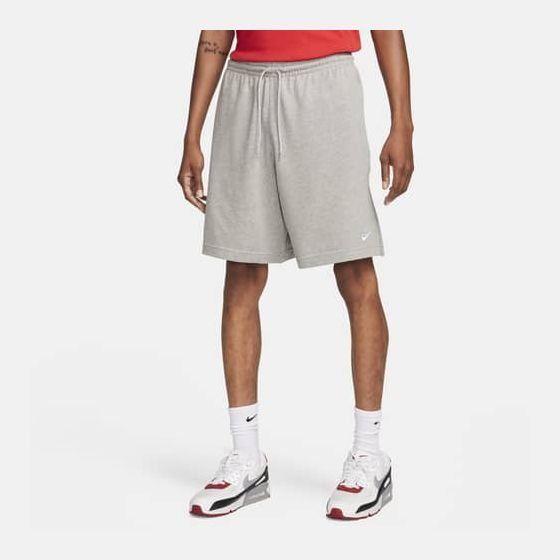 Nike Club Men's Knit Shorts DK GREY HEATHER/WHITE, Größe ['M: 137-147 cm'] on Productcaster.