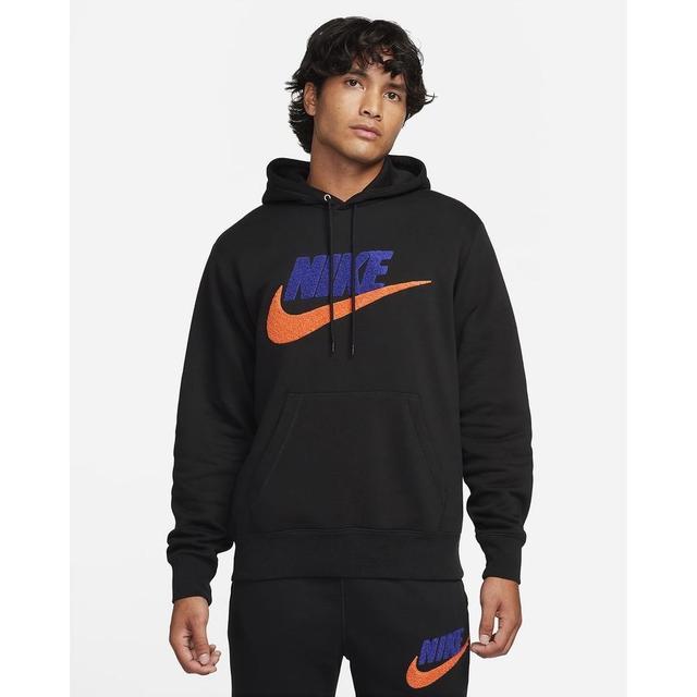 Nike Club Fleece Men's Pullover Hoo BLACK/BLACK, maat XX-Large on Productcaster.