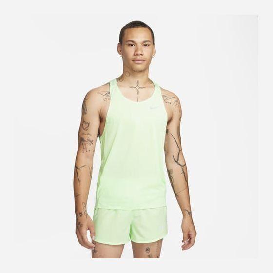 Nike Tank Top Dri-fit Running - Vapor Green/reflect Silver, size X-Large on Productcaster.