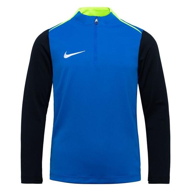 Nike Training Shirt Dri-fit Academy Pro 24 Drill - Royal Blue/black/volt Kids, size X-Small on Productcaster.