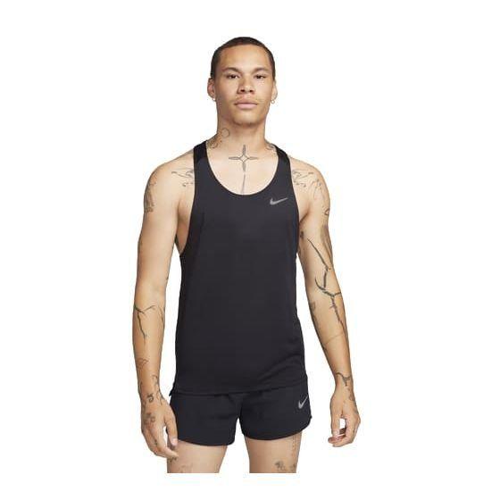 Nike Fast Men's Dri-FIT Running Sin BLACK/REFLECTIVE SILV, maat Small on Productcaster.