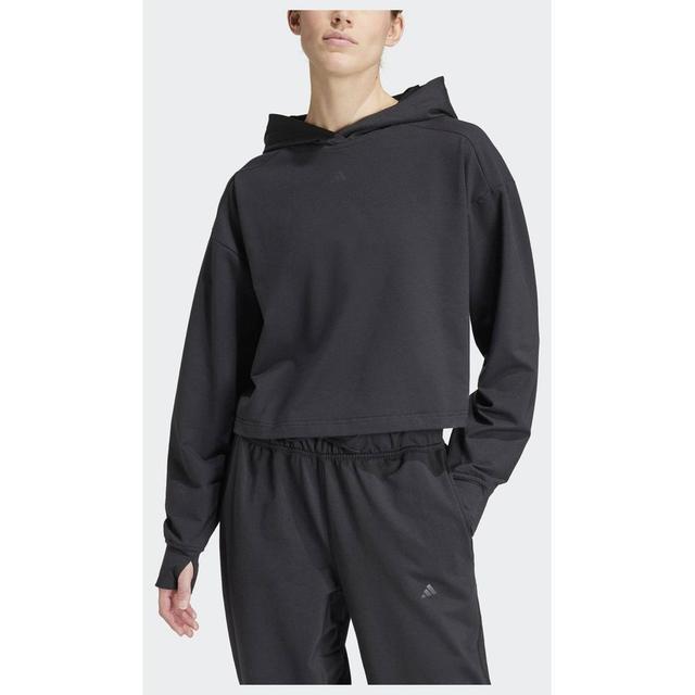 adidas Power Loose Fit Back-ventilation Hoodie, størrelse X-Large on Productcaster.