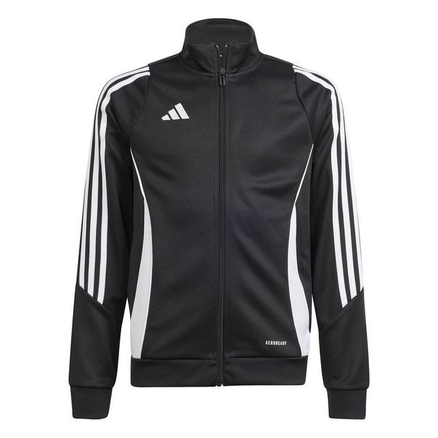 adidas Trainingsshirt Tiro 24 Full Zip - Schwarz/Weiß Kinder, Größe 116 cm on Productcaster.