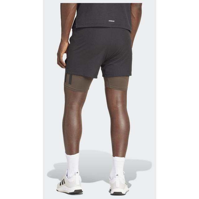 adidas Short Deux-en-un Power Workout, pointure X-Small on Productcaster.