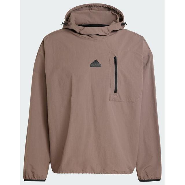 adidas City Escape Woven Hoodie, storlek Small on Productcaster.