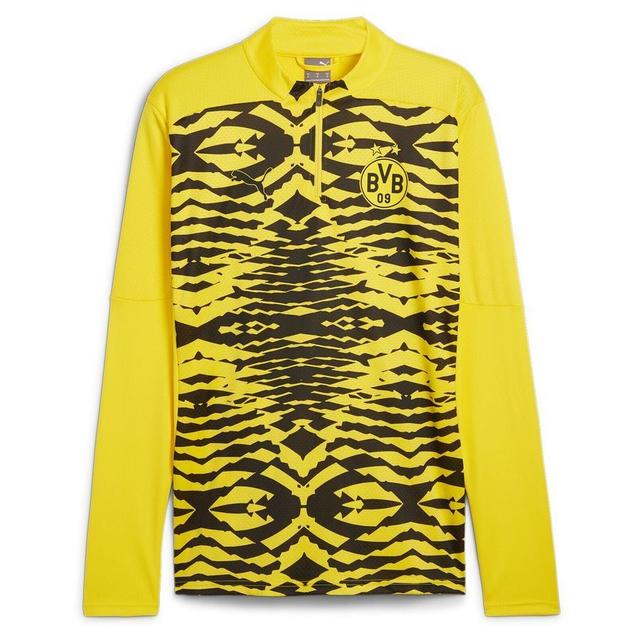 PUMA Borussia Dortmund Prematch-top Met Kwartrits Voor Heren, maat X-Large on Productcaster.