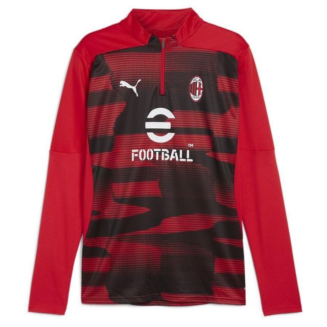 PUMA Ac Milan Pre-match Quarter-zip Top Men, koko Large on Productcaster.