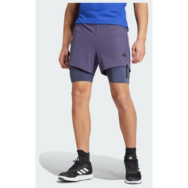 adidas Power Workout Two-in-one Shorts, storlek X-Large on Productcaster.