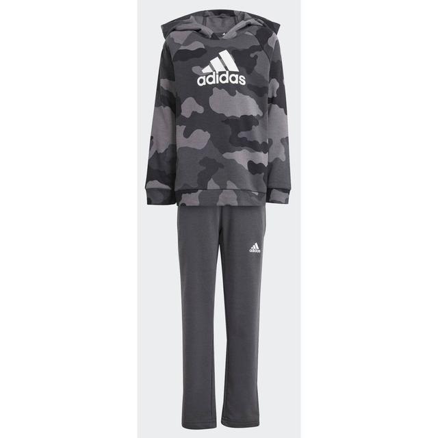 adidas Essentials Allover Print Hoodie Set Kids, størrelse 110 cm on Productcaster.