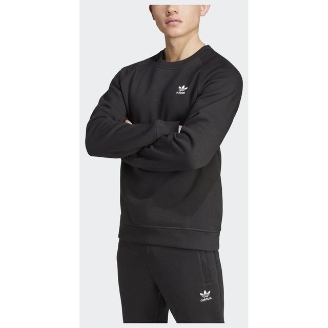 adidas Original Trefoil Essentials Crew Sweatshirt, størrelse X-Small on Productcaster.