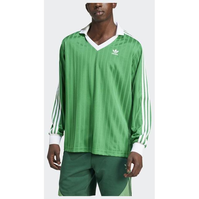 adidas Original Adicolor Piqué Football Longsleeve, maat Medium on Productcaster.