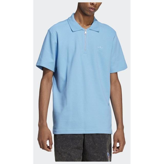 adidas Original Trefoil Essentials Waffle Poloshirt, maat Medium on Productcaster.