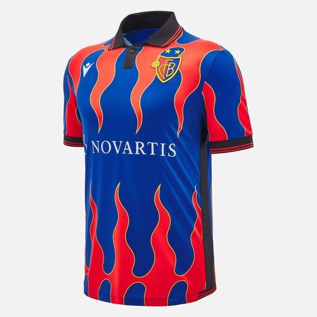 Fc Basel Home Shirt 2024/25 - Macron, size 3XL on Productcaster.