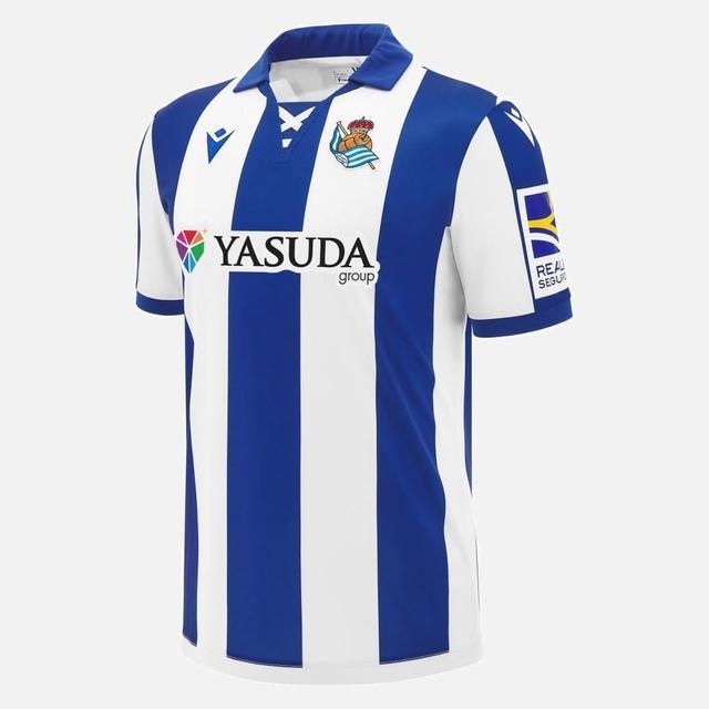 Real Sociedad Home Shirt 2024/25 - Macron, size Large on Productcaster.