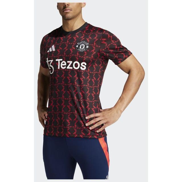 adidas Manchester United opvarmningstrøje, størrelse X-Large on Productcaster.